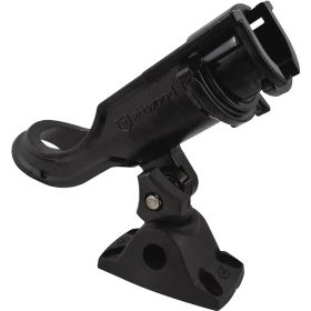 Attwood Heavy Duty Adjustable Bl;ack Rod Holder with Combo Mount