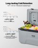 VEVOR Portable Cooler, 74 QT Wheeled Cooler with Ice Retention, Heavy-Duty Handles and Cup Holder
