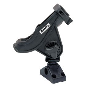 Scotty 280 Bait Caster/Spinning Rod Holder w/241 Deck/Side Mount (Color: Black)