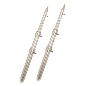 Rupp Top Gun Telescoping Outrigger Poles - Aluminum/Silver (Option: 15')