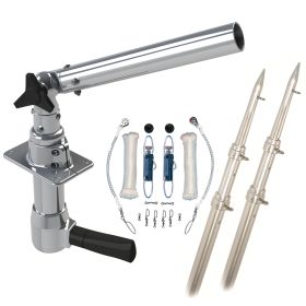 Rupp Revolution Top Gun Package Poles & Complete Single Line Rigging Kit w/Klickers Release Clips (Option: 15')