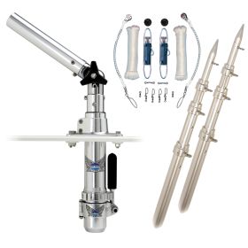 Rupp Classic Top Gun Outrigger Kit & Complete Single Line Rigging Kit w/Klickers Release Clips (size: 15')