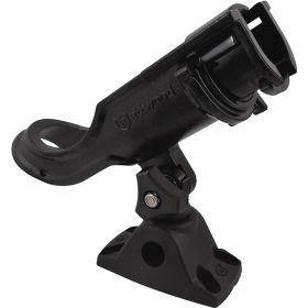 Attwood Heavy-Duty Adjustable Rod Holder w/Combo Mount (Color: Black)