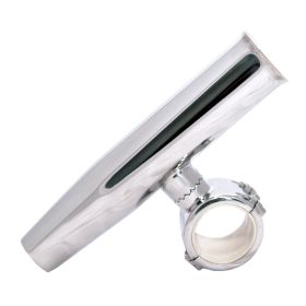 Tigress Polished SS Adjustable Clamp-On Rod Holder (size: 1-1/2")