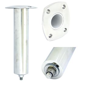 Tigress 4 Hole Swivel Rectangular Head Rod Holder - 10-1/2" (Option: 0-Degree)