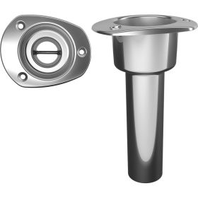 Mate Series Stainless Steel Rod & Cup Holder - Open (Option: Oval, size: 0°)