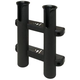 Sea-Dog Two Pole Side Mount Rod Storage Rack (Color: Black)