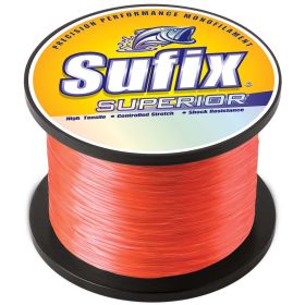 Sufix Superior Neon Fire Monofilament - 10lb (Option: 1496Yds)