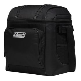 Coleman CHILLER™ 30-Can Soft-Sided Portable Cooler - Black (Color: Black)