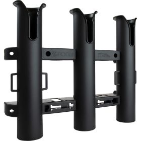 Sea-Dog Triple Threat Three Pole Rod Holder (Color: Black)
