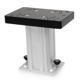 Cannon 6in Pedestal Mount Aluminum (Option: Fixed Base)